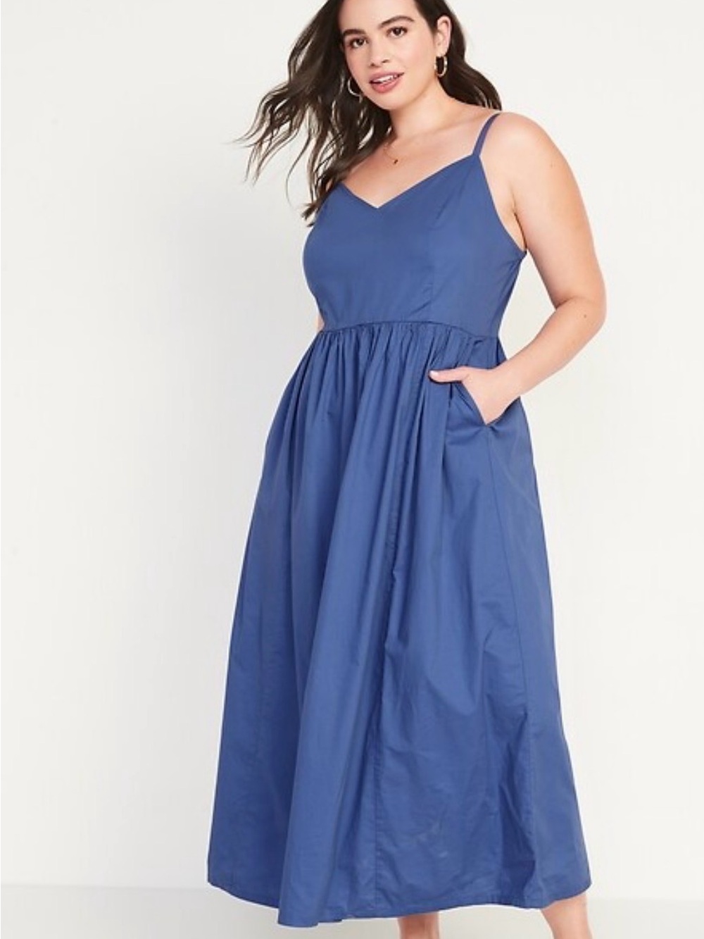NWOT Old Navy Sleeveless Maxi Dress size w/pockets size 4X β€οΈπ€π BRB SL 2 - Picture 3 of 5